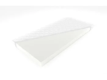 Vzmetnica DORMI je dvostranska vzmetnica iz pene, spada v srednje trde vzmetnice. Ima pralno prevleko. Višina vzmetnice je 10 cm. Material: - Pena T25 -
