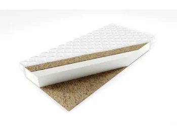 Vzmetnica LAHA je na obeh straneh obložena z 1 cm debelo kokosovo ploščo, vmes pa je 13 cm visoka pena. Vsebuje pralno prevleko. Višina vzmetnice je 17 cm.