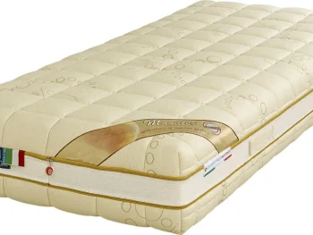 Vzmetnica PHISYOTECH Top Italijanskega proizvajalca vzmetnic, je narejena iz Viscofoama Waterlily debeline 7,5 cm, newlattexa puro debeline 7,5 cm in