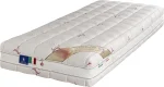 Vzmetnica VISCOFOAM S-line Italijanskega proizvajalca vzmetnic, je narejena iz Viscofoama natur soya debeline 6 cm, Newlattexa debeline 6 cm in Polilattexa