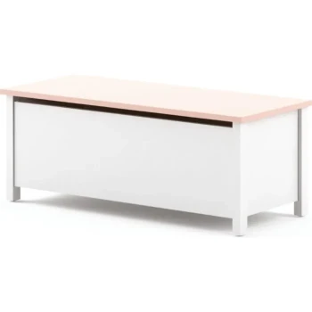 Zaboj za shranjevanje BELLA je zelo praktična. Lahko se ga uporabi kot mizico ali pa za shranjevanje stvari. Zaradi svoje nežne barve je primeren za vsako