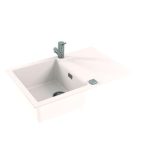 GRANITAL POMIVALNO KORITO ALVEUS CADIT 20, G11 ARCTIC 790X500 MM – predstavitvena slika
