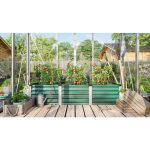 KOVINSKA VISOKA GREDA VITAVIA LINUS IN&OUT 401 S MORSKA TRAVA/ALUM. – predstavitvena slika