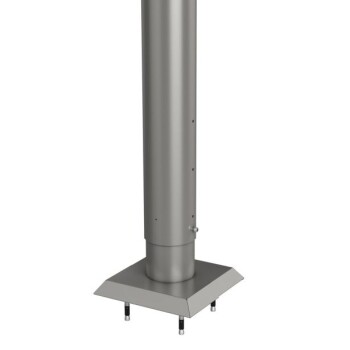 KOVINSKA VRTNA GREDA BIOHORT 10X10X142 CM STEBRIČEK ZA PRITRDITEV