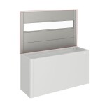 KOVINSKA VRTNA GREDA BIOHORT 4X152X91 CM PANELI Z AKRILNIM STEKLOM 1.5M