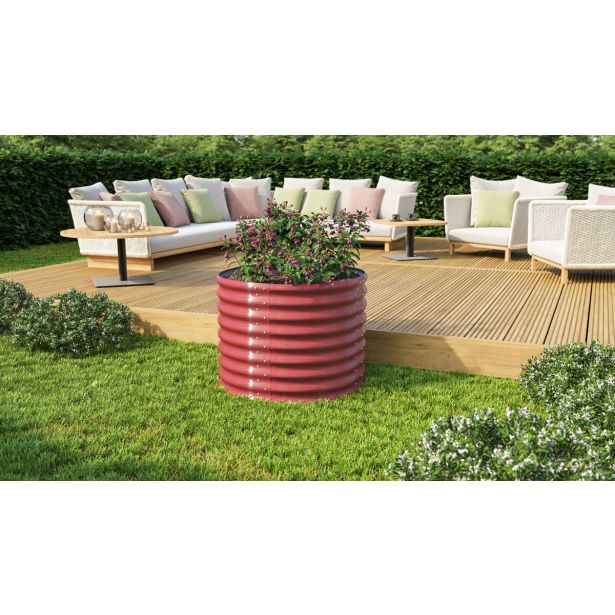 KOVINSKA VRTNA GREDA VITAVIA VITA OKROGLA 630, RUBIN