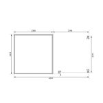 LESENA VRTNA HIŠKA KARIBU JUPITER 3.5 C + 2.4 M PRIZIDEK ANTRACIT – predstavitvena slika
