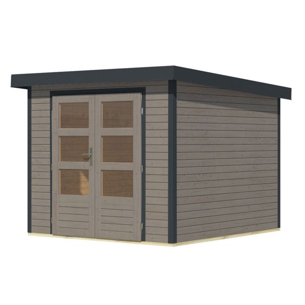 LESENA VRTNA HIŠKA KARIBU JUPITER 3.5 D 242X242X211 ANTRACIT LESENA VRTNA HIŠKA KARIBU JUPITER 3.5 D 242X242X211 ANTRACIT