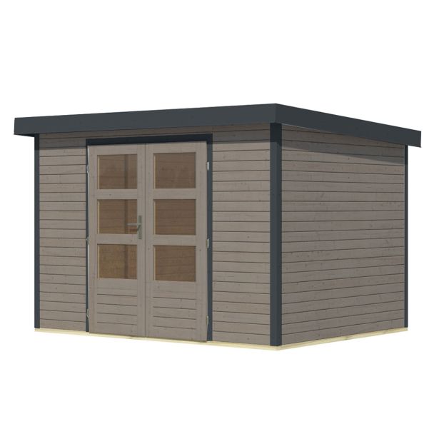 LESENA VRTNA HIŠKA KARIBU JUPITER 4 D 302X217X211 ANTRACIT