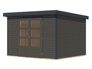 LESENA VRTNA HIŠKA KARIBU JUPITER 5 B 302X242X211 ANTRACIT