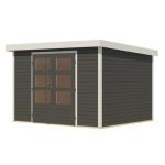 LESENA VRTNA HIŠKA KARIBU JUPITER 5 B 302X242X211 BELA