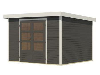 LESENA VRTNA HIŠKA KARIBU JUPITER 5 B 302X242X211 BELA