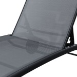 LEŽALNIK IZ TEKSTILENA NATERIAL LYRA II S KOLESI ANTRACIT ALU, TEKSTILEN – predstavitvena slika