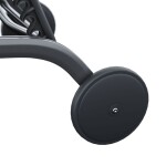 LEŽALNIK IZ TEKSTILENA NATERIAL LYRA II S KOLESI ANTRACIT ALU, TEKSTILEN – predstavitvena slika