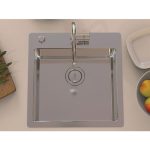 NERJAVNO POMIVALNO KORITO ALVEUS PURE UP 30, SATIN 515X525 MM – predstavitvena slika