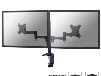 NOSILEC ZA MONITOR NEOMOUNTS GIBLJIVI NOSILEC ZA 2 MONITORJA* 10-27", 8 KG, FPMA-D1330DBLACK
