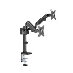 NOSILEC ZA MONITOR NEOMOUNTS GIBLJIVI NOSILEC ZA 2 MONITORJA 17-27" 7KG, DS70-750BL2 – predstavitvena slika