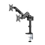 NOSILEC ZA MONITOR NEOMOUNTS GIBLJIVI NOSILEC ZA 2 MONITORJA 17-27" 7KG, DS70-750BL2 – predstavitvena slika