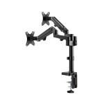 NOSILEC ZA MONITOR NEOMOUNTS GIBLJIVI NOSILEC ZA 2 MONITORJA 17-27" 7KG, DS70-750BL2 – predstavitvena slika