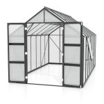 POLIKARBONATNI RASTLINJAK VITAVIA OLYMP 11500 HKP4MM ČRNA 254X257X448 – predstavitvena slika