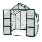 POLIKARBONATNI RASTLINJAK VITAVIA OLYMP 6700 HKP4 MM SMARAGDNA 254X257X261 – predstavitvena slika