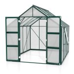 POLIKARBONATNI RASTLINJAK VITAVIA OLYMP 8300 HKP4MM SMARAGDNA 254X257X324 – predstavitvena slika