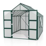 POLIKARBONATNI RASTLINJAK VITAVIA OLYMP 9900 HKP4MM SMARAGDNA 254X257X386 – predstavitvena slika