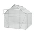 POLIKARBONATNI RASTLINJAK VITAVIA URAN 8300 HKP 6 MM ALUMINIJ 246X257X321 – predstavitvena slika