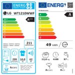 PRALNO-SUŠILNI STEBER LG WT1210WWF – predstavitvena slika