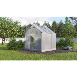 RASTLINJAK, VOLTE PLOŠČE VITAVIA PLANET 3800 HKP 6MM, 1,95X1,95M ALU -RASTLINJAK+ OKVIR ZA TEMELJ – predstavitvena slika