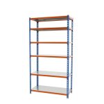 REGAL SIMONRACK 250X110X50 CM 6P/200KG MODRA ORANŽNA SIMONCLICK