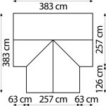 STEKLEN RASTLINJAK VITAVIA CLARUS ESG3MM SMARAGDNA 276X383X383 – predstavitvena slika
