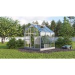 STEKLEN RASTLINJAK VITAVIA PLANET 3800 ESG 3MM, 1,95X1,95M ALU -RASTLINJAK+ OKVIR ZA TEMELJ – predstavitvena slika