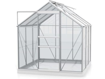 STEKLEN RASTLINJAK VITAVIA PLANET 3800 ESG 3MM, 1,95X1,95M ALU -RASTLINJAK+ OKVIR ZA TEMELJ