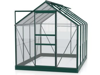 STEKLEN RASTLINJAK VITAVIA PLANET 5000 ESG 3MM, 1,95X2,57M SMARAGDNA - RASTLINJAK+ OKVIR ZA TEMELJ=SET