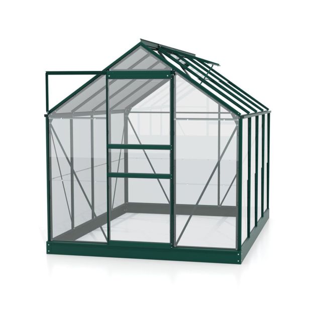 STEKLEN RASTLINJAK VITAVIA PLANET 5000 ESG 3MM, 1,95X2,57M SMARAGDNA - RASTLINJAK+ OKVIR ZA TEMELJ=SET STEKLEN RASTLINJAK VITAVIA PLANET 5000 ESG 3MM, 1,95X2,57M SMARAGDNA - RASTLINJAK+ OKVIR ZA TEMELJ=SET