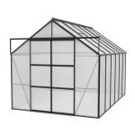STEKLEN RASTLINJAK VITAVIA URAN 9900 HKP 4 MM ČRNA 246X257X383