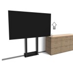 STENSKI NOSILEC ZA ZASLON NEOMOUNTS MOTORIZIRANI STENSKI NOSILEC 37-100", 110KG, WL55-875BL1 – predstavitvena slika