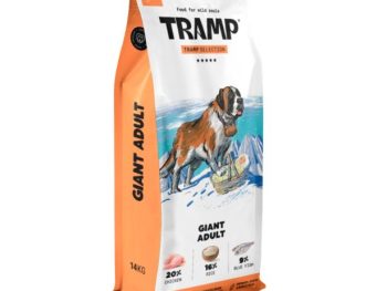 SUHA HRANA ZA PSE TRAMP SELECTION GIANT ADULTSUHA HRANA ZA ODRASLE PSE ZELO VELIKIH PASEM, 14 KG