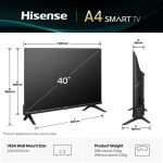 TELEVIZOR HISENSE 40A49Q – predstavitvena slika
