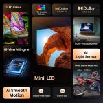 TELEVIZOR HISENSE 55U7Q – predstavitvena slika