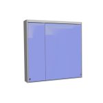 TOALETNA OMARICA KOLPA SAN TO 70 BL - LED, SW, S BLACK