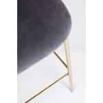 Barski stol CARRY, je popolen in eleganten kos pohištva. Narejen je iz kakovostnih zlatih kovinskih nog, sedišče je iz poliuretanske pene. Prevleka je iz