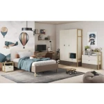 Garderobna omara LENI je idealen kos pohištva za spalnico, hodnik ali otroško sobo. Je funkcionalna rešitev za vsak prostor, saj omogoča shranjevanje in