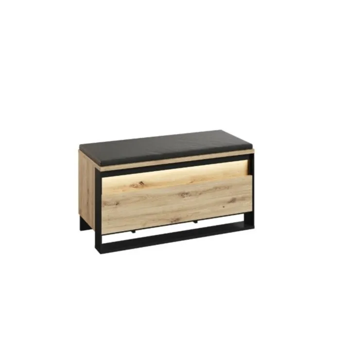 Klop KVIN Klop KVIN je praktičen in funkcionalen kos pohištva za vaš hodnik, sobo ali predprostor. Klop KVIN ne le, da je odlična za shranjevanje čevljev in