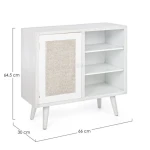 Komoda 1A-3P MONTIEL je eleganten kos pohištva, ki popestri vaš prostor. Njen poseben dizajn vas bo navdušil, saj prinese vašemu prostoru eleganco in