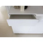 Komoda FURY je primerna za vsako spalnico. Ima moderne linije in prefinjen dizajn. Ima sistem "PUSH TO OPEN". Ima dvojna vrata in dva predala. Material: -