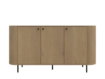 Komoda OVARI 1, je moderen in eleganten kos pohištva. S svojo ovalno obliko se odlično poda v vsak prostor. Lahko vam krasi prostor v spalnici, dnevni sobi,