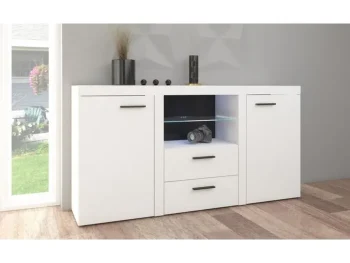 Komoda RUBA je eleganten kos pohištva,ki popestri vaš prostor s svojo eleganco in prefinjenostjo. Izdelana je iz kakovostne lahke betonske laminirane
