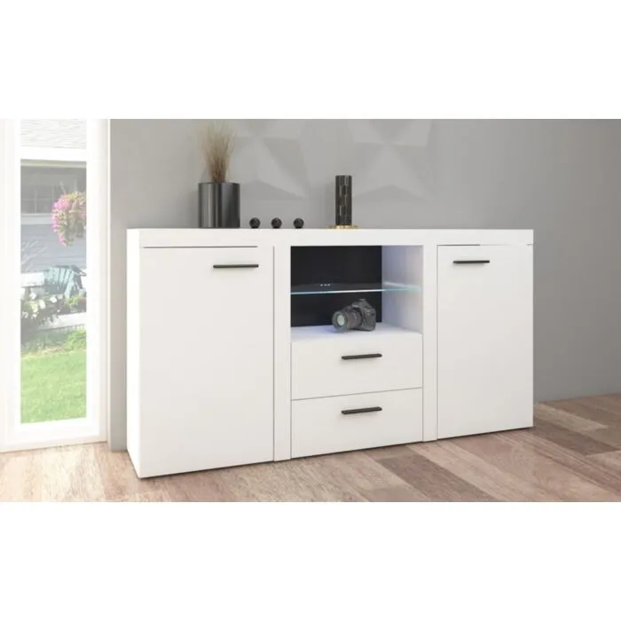 Komoda RUBA Komoda RUBA je eleganten kos pohištva,ki popestri vaš prostor s svojo eleganco in prefinjenostjo. Izdelana je iz kakovostne lahke betonske laminirane